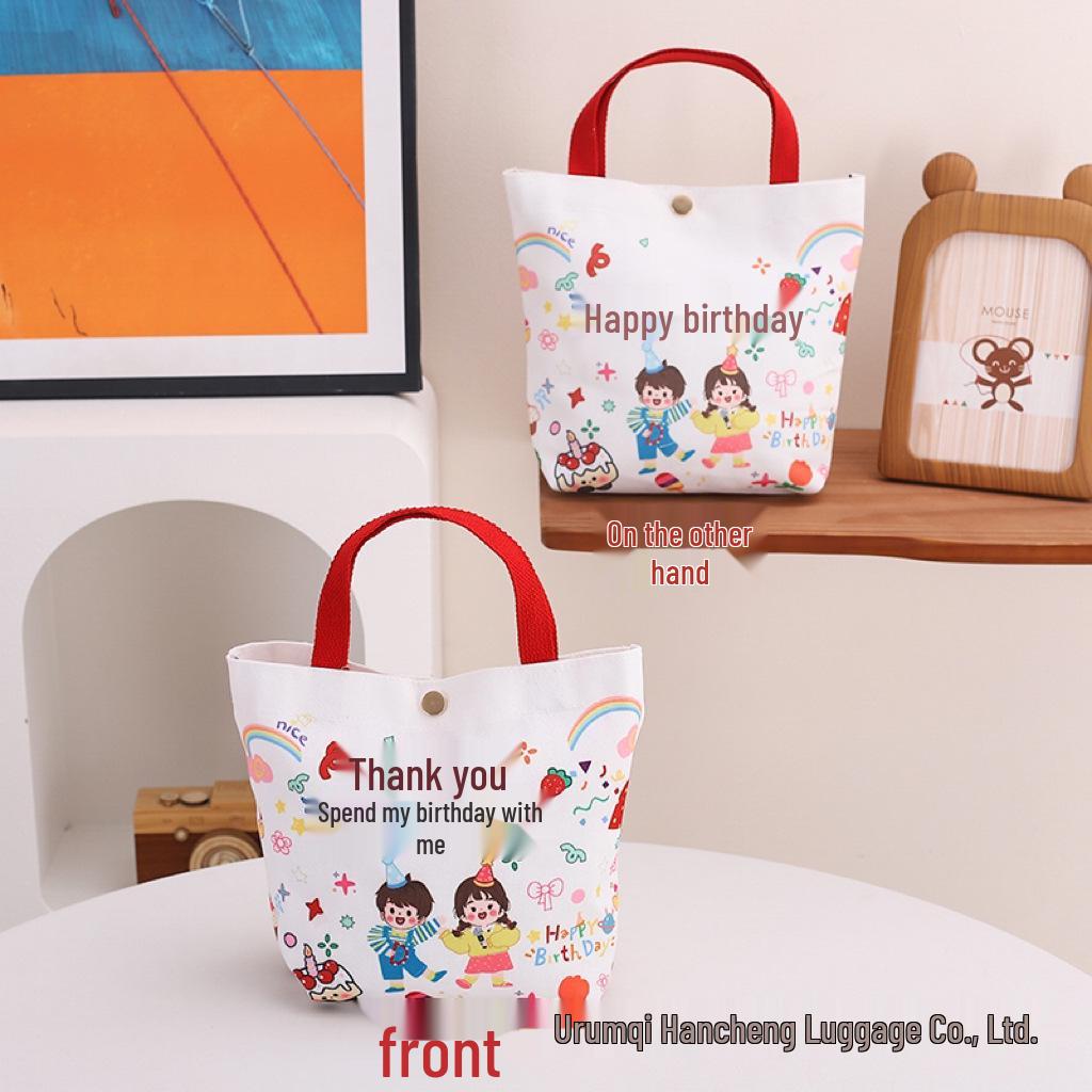 Happy Birthday Tote Bag - Perfect for First Birthday, Kindergarten Graduation, and More