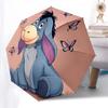 Eeyore, Butterflies Themed Automatic Opening and Closing Umbrella, Brightly Colored 8-rib Portable Umbrella, Suitable for Men and Women, A Perfect Gif