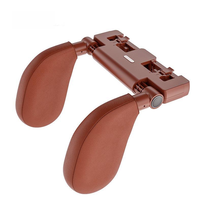 Adjustable Children's U-Shaped Memory Foam Car Headrest Pillow for Side Sleeping & Neck Support