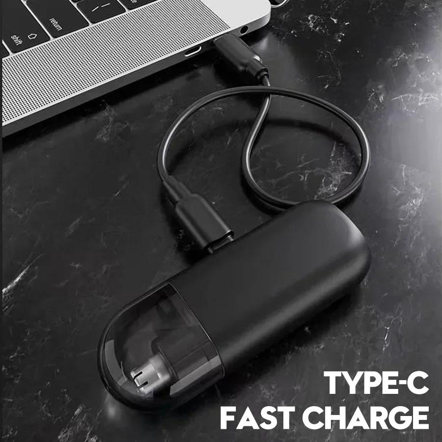 2 In 1 Electric Portable Ear And Nose Hair Trimmer Clipper 2026 Professional Painless Portable Eyebrow For Men