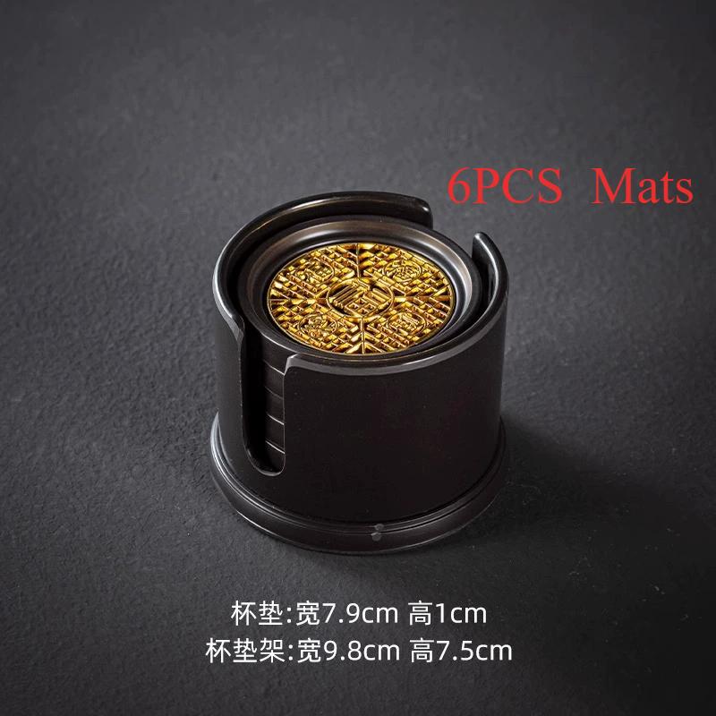 Kung Fu Tea Coaster Heat Insulation Chinese Style Anti-scalding Tea Holder Household Storage Tea Cup Holder Mat Tray Accessories