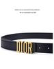 Women's Korean Style Leather Belt with Letter Buckle - Minimalist Fashion Belt for Skirts and Pants