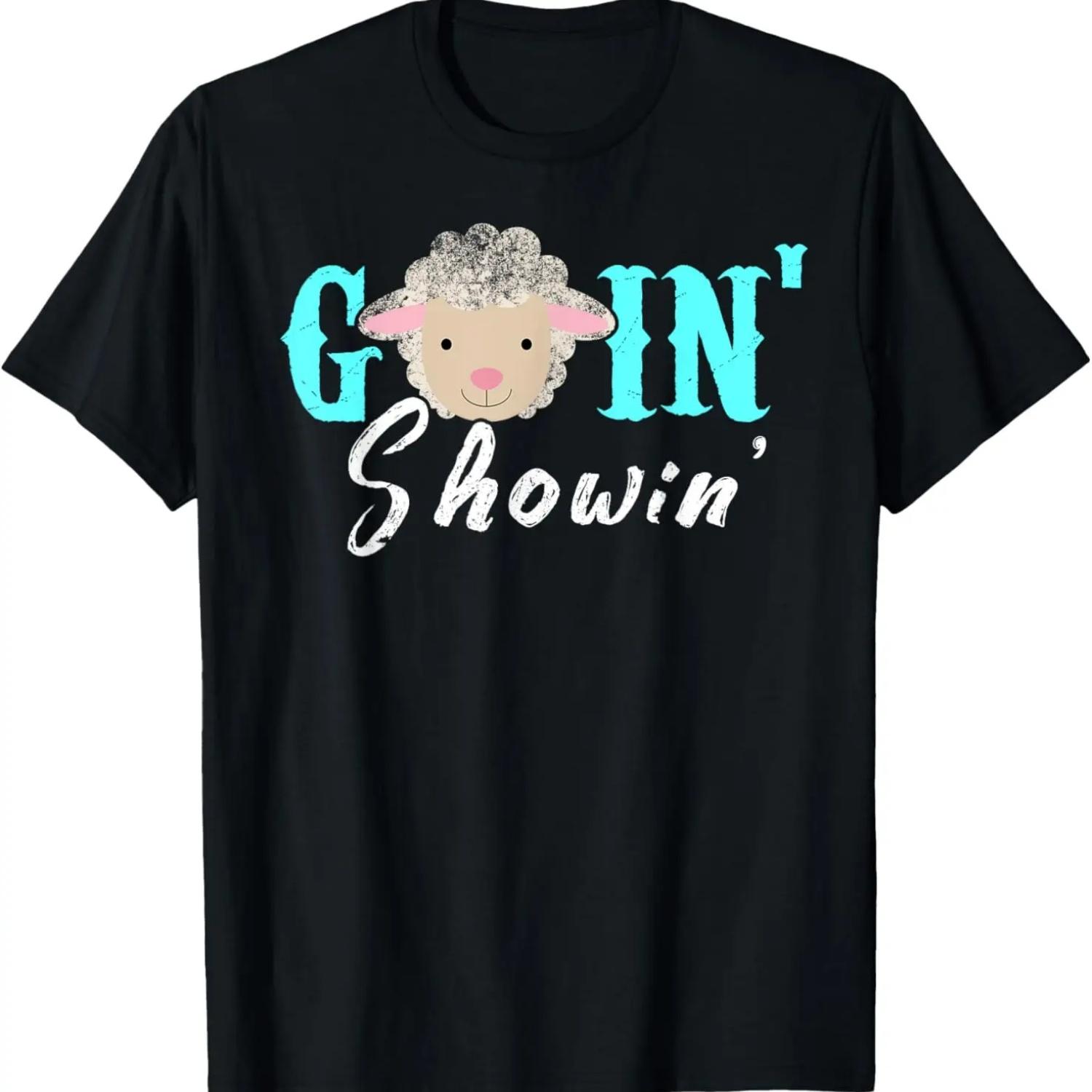 Goin  Showin  Stock Show Lamb Sheep T-Shirt S