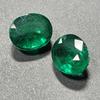 Natural Colombian Emerald Pair 8-10 Ct Loose Gemstone CERTIFIED Oval Shape