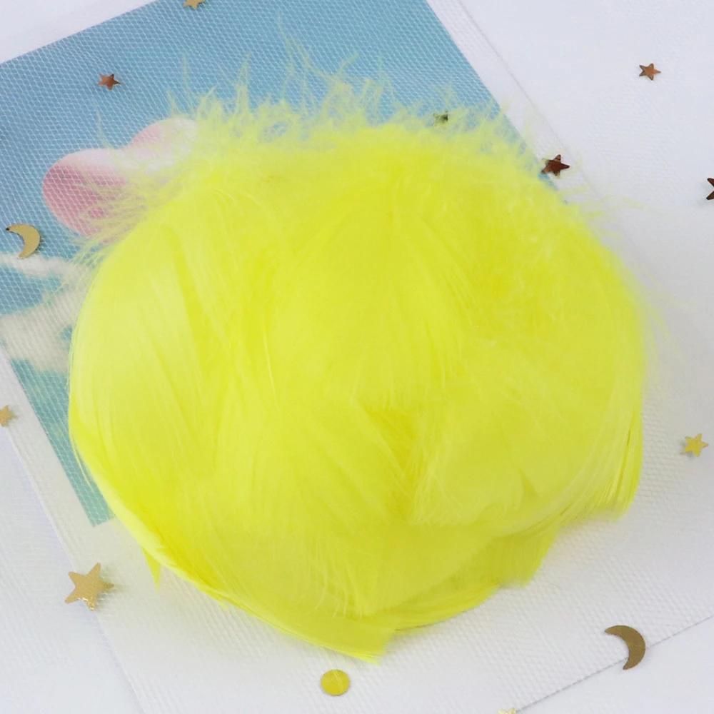 100 Stück Flauschige Gänsefedern für DIY Traumfänger Dekorationen Schmuckherstellung Feder Hochzeitsfeier Zubehör Handwerk Karneval