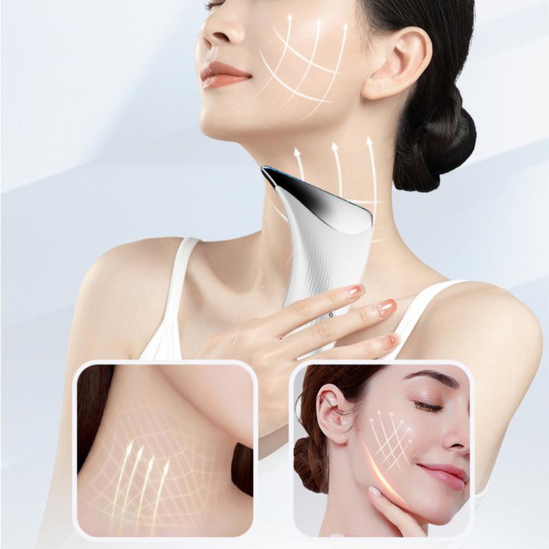 EMS Microcurrent Facial Roller, Electric Vibration Lifting Device for Neck Line & Anti-Wrinkle, Home Use Anti-Aging Tool