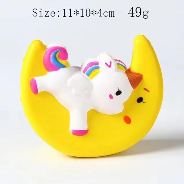 Non-Toxic Jumbo Squishy Kawaii Animal Unicorn Cake Deer Panda Squishies Slow Rising Stress Ball Fidget Toys Squeeze Food Toys For Kids