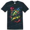 Beetle T Shirt Colorful Neon Botanical Insect Art Nature Lover Graphic Tee Gift