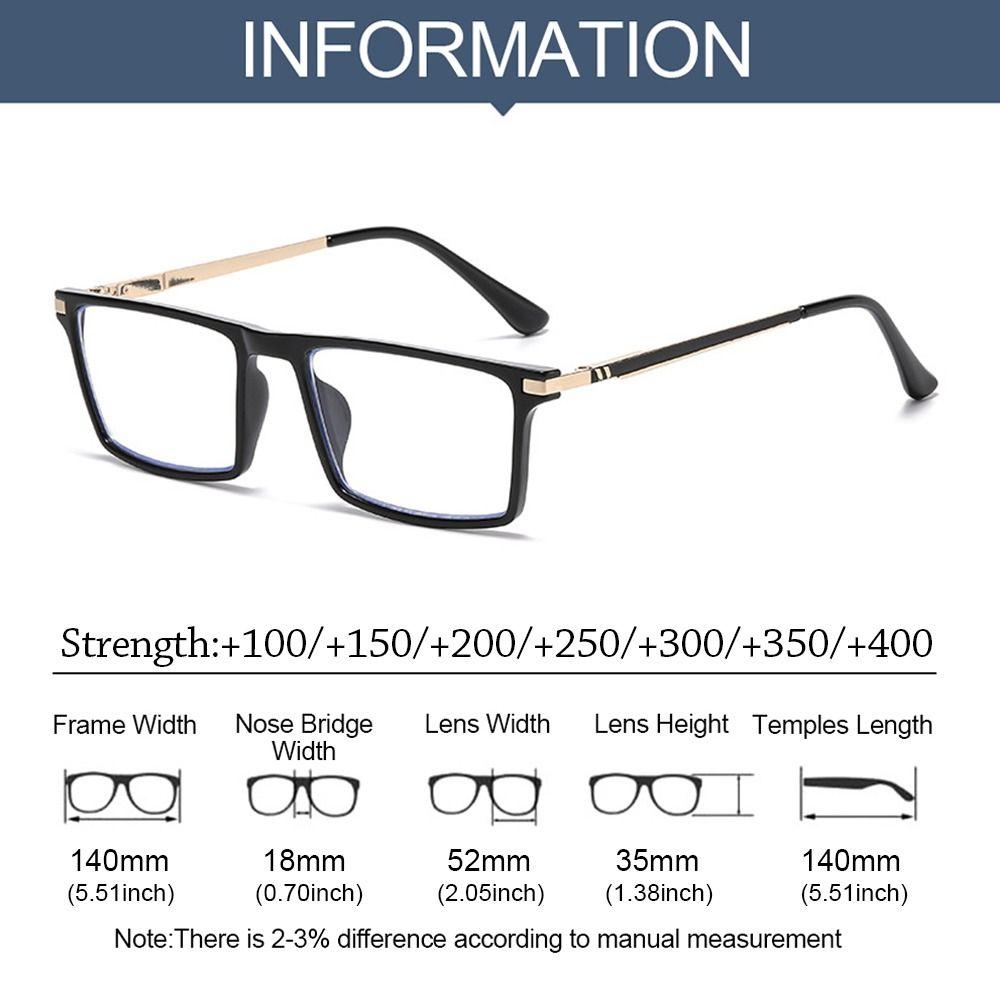 Photochromic Anti-Blue Light Reading Glasses Blue Ray Blocking Hyperopia Glasses  Office