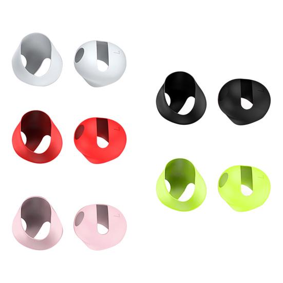 5 Pairs Earbud Case Covers Ultra Light Shock Resistant Anti-loss Silicone Mini Earplug Pads for Beats Fit Pro