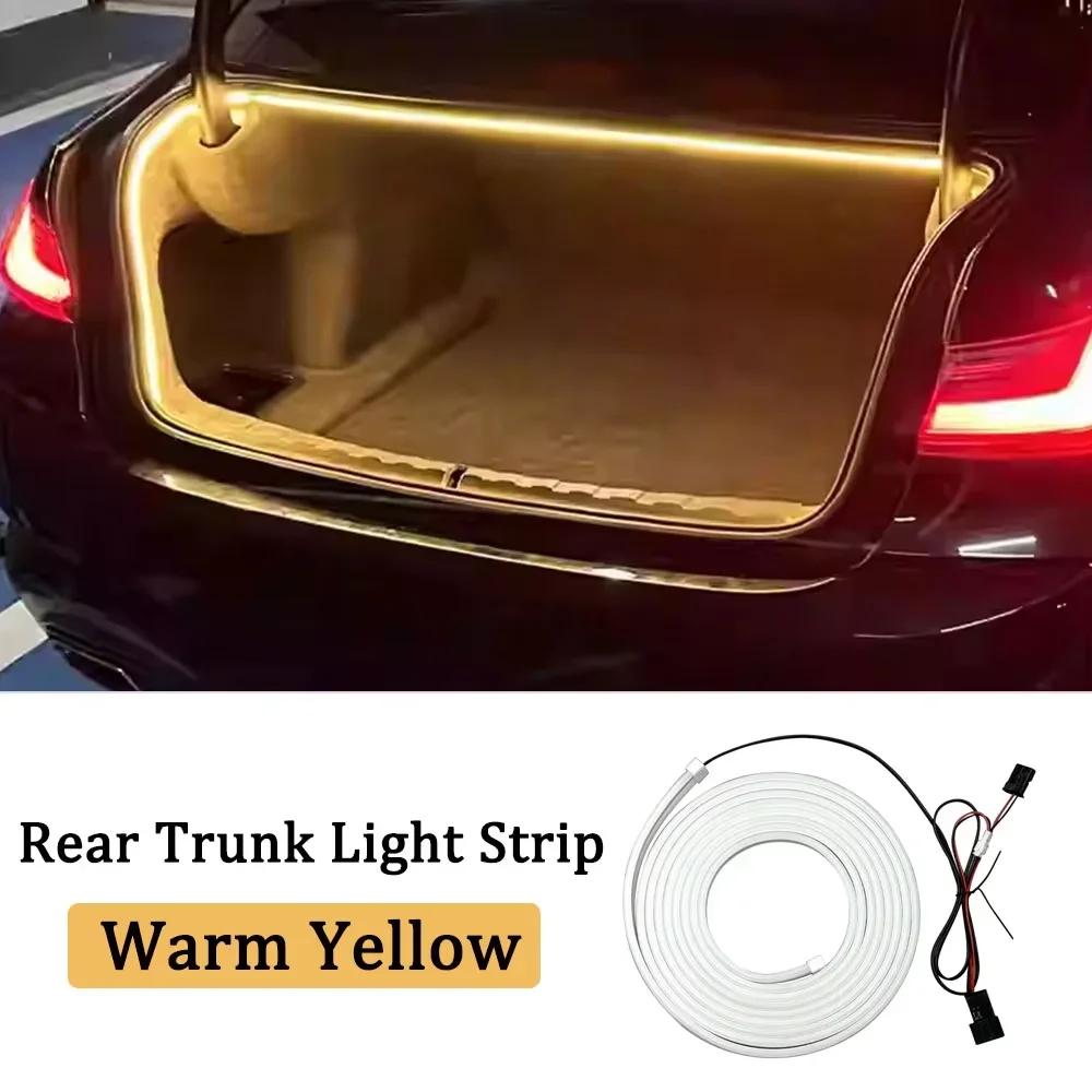 Динамическая бегущая подсветка заднего багажника для Mercedes Benz GLA X156 H247 GLB X247 GLC X253 X254 GLE W167 EQA EQB 2024 2025 EQB 2022-2025 теплый желтый