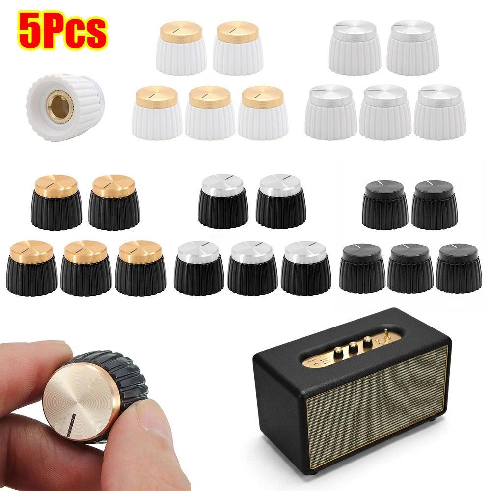 5Pcs Set Screw Fixed Effect Pedal Knob for Marshall Guitar Amplifier