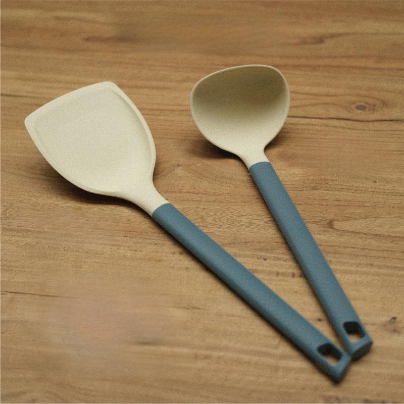 Silikonowe przybory kuchenne Naczynia Łopatka nieprzywierająca Naczynia kuchenne Chochla Trzepaczki do jajek Łopata Łyżka do zupy Zestaw naczyń kuchennych Narzędzia kuchenne