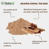 NeutraVed Arjun Tea - 40 Tea Bags | Pure Arjun Bark | Herbal for Bad Cholesterol & Healthy Heart | Arjuna In Reusable Zipper Pouch | Pack of 1