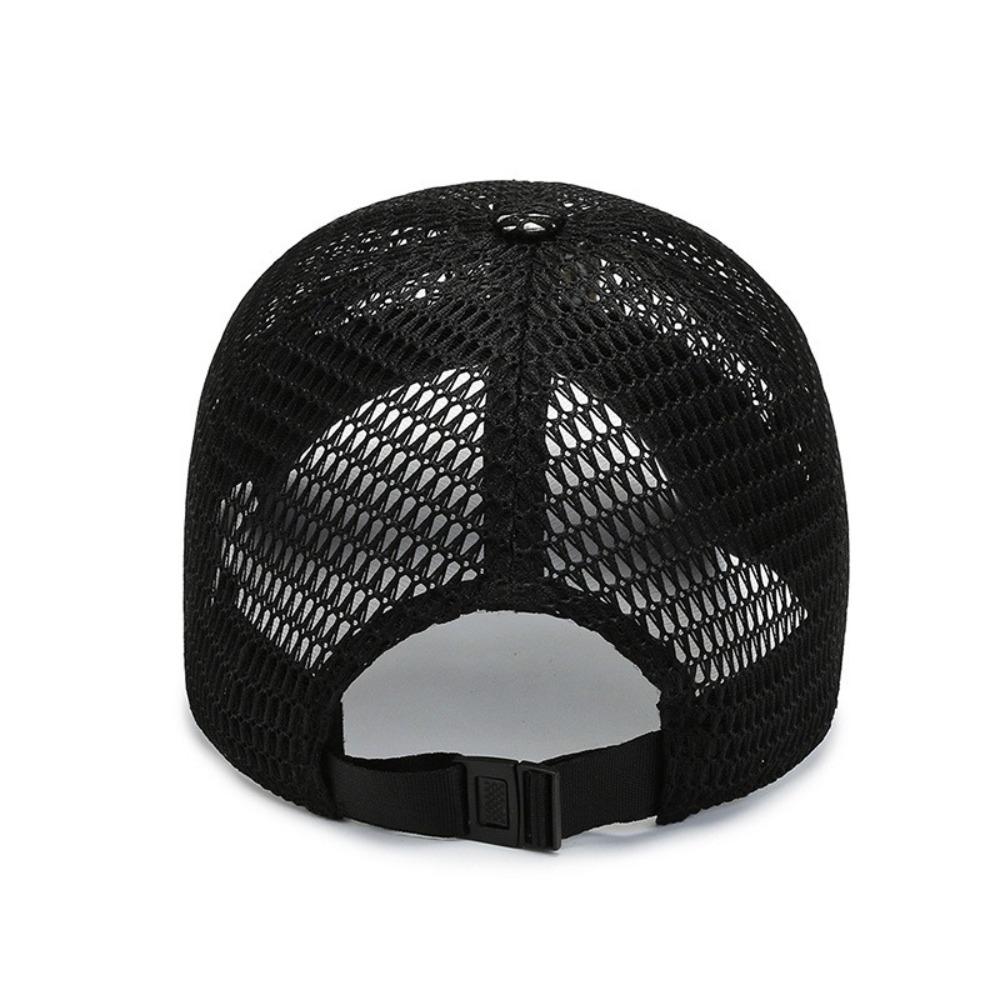 New Breathable Baseball Cap Adjustable G Embroidery Peaked Cap Mesh Trucker Cap Summer