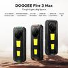 DOOGEE Fire 3 Max Rugged Phone, 32GB+256GB/2TB Android 15, 8350mAh 5.5" , 48MP+20MP Night Vision, 2 Camping Lights, IP68/IP69K/GPS