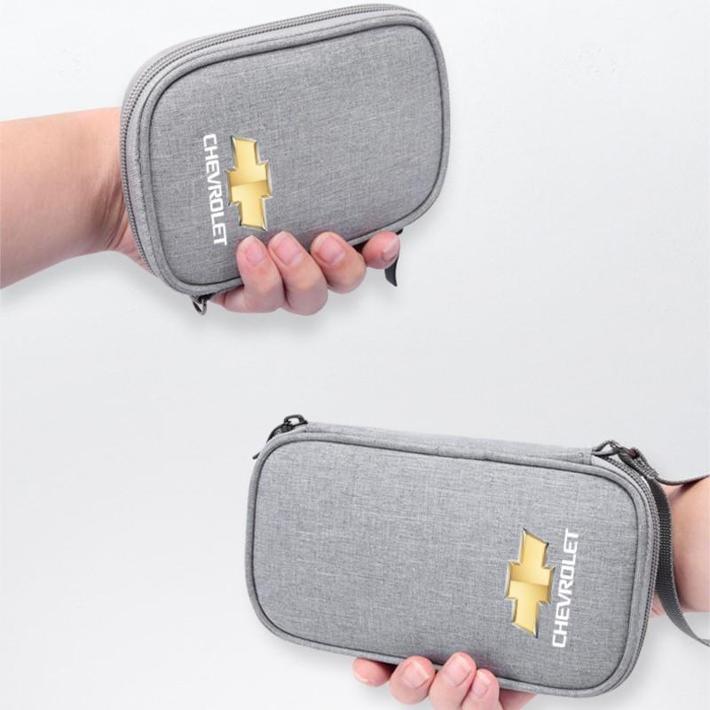 Auto Driver's License Phone Storage Bag Car Key Pack For  Chevrolet Spark Captiva Cruze Tracker Orlando