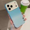 Gradient Hautgefühl Stoßfeste Schutzhülle für iPhone 17 Pro, 16 Pro Max und 15/14 Modelle mit großem Fenster.