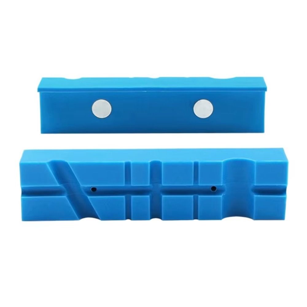 Blue Rubber Vise Jaw Pads Magnetic Rubber Vise Protector Vise Protection Strip  Mill Clamps