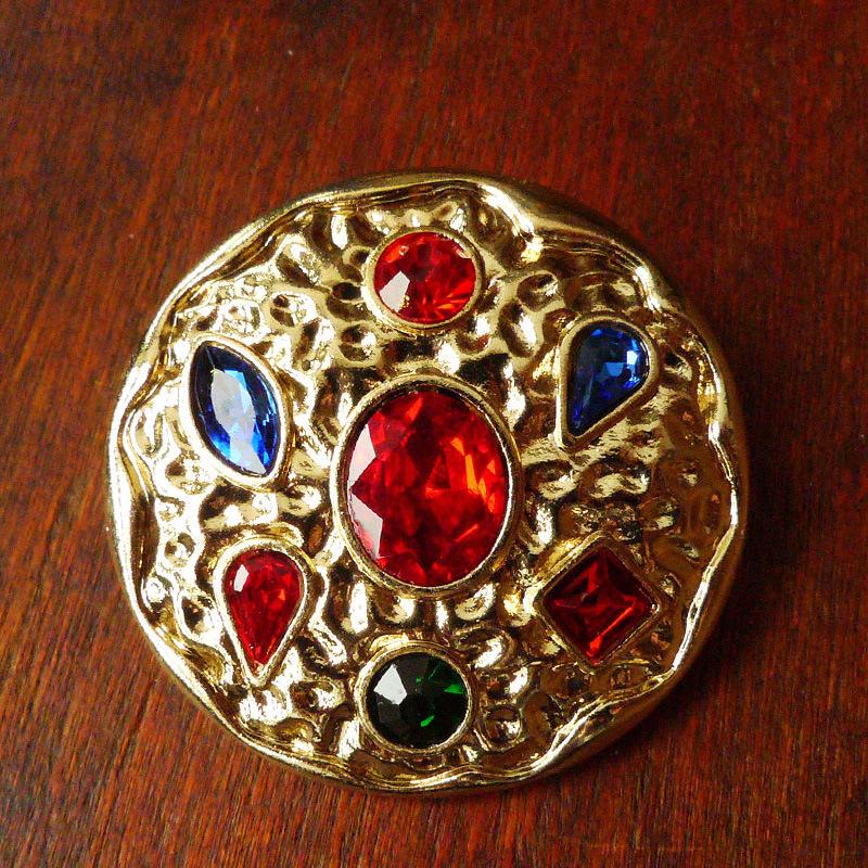 

Старинная дворец антикварная повторно гравированная цветная брошь сокровище цветной драгоценный камень жемчуг брошь свадебная вечеринка булавка