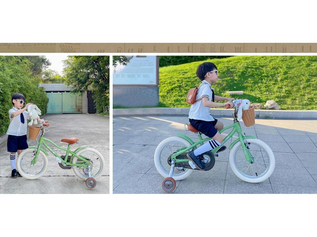 Maiduomi Ultralight Children's Bicycle with Training Wheels for Ages 3-12