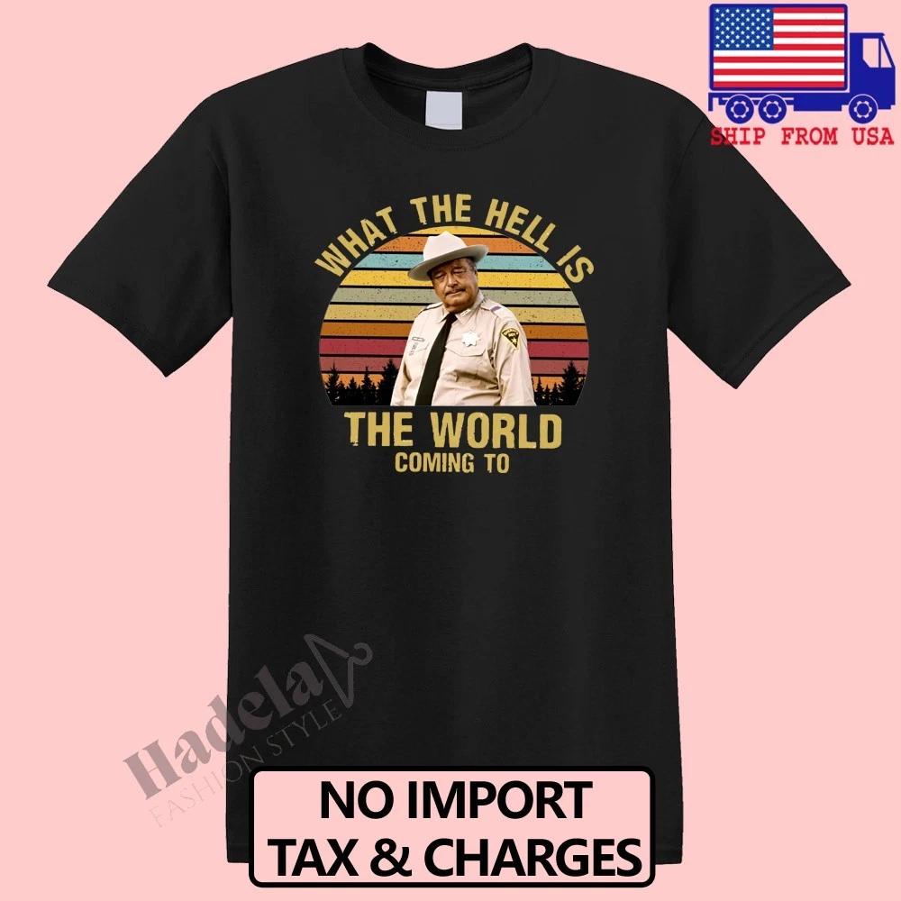 Smokey And The Bandit What The Hell Is The World Coming Men s Black Size S-5XL 2XL