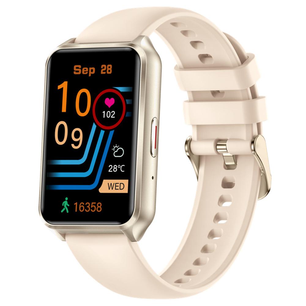 

H37 1,57-дюймовий Квадратний Екран Сумісний з Bluetooth Дзвінок Розумний Годинник Монітор Серцевого Ритму та Кисню в Крові Спортивний Годинник Gold