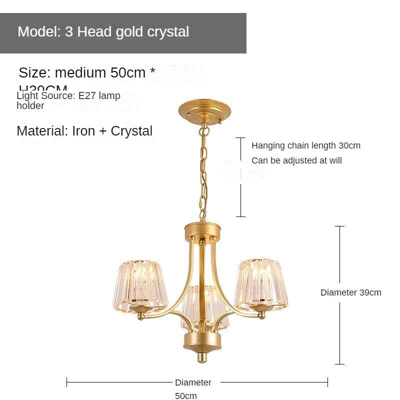 Lumină cu pandantiv din cristal Lux Post-modern Minimalist Lumină pentru living Dormitor Lumină pentru sufragerie