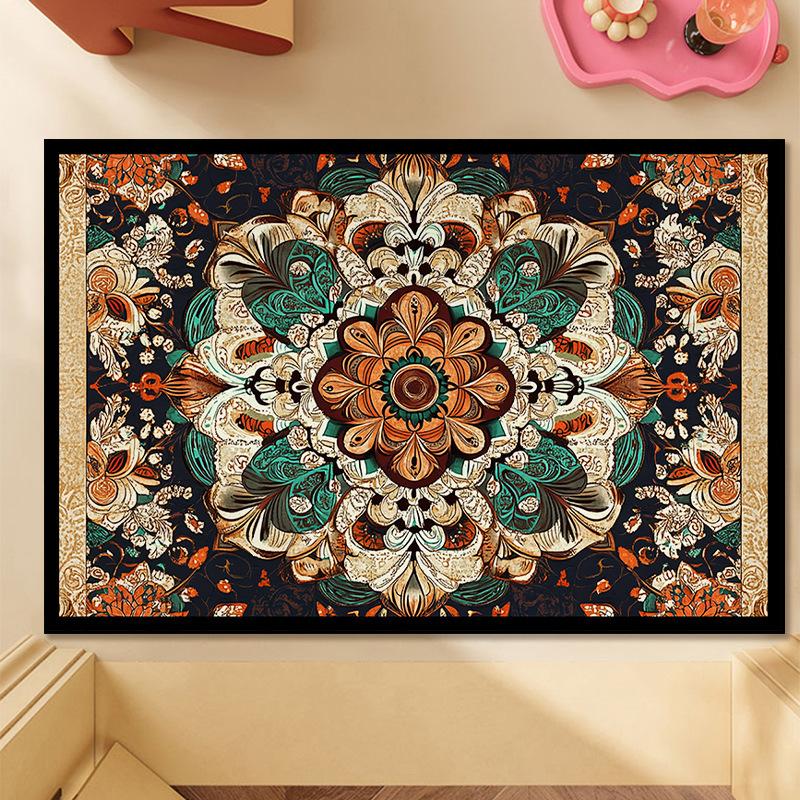 Flower Toilet Diatom Mud Household Absorbent Foot Mat Mat Toilet Mat Wash Water Room Mat Absorbent Non-slip