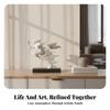 Rectangular Base Figurine Smooth Home Decoration Flowing Lines Running Figure Sculpture Abstract Runner Sculpture for Desk