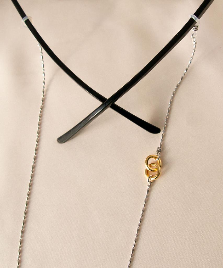 Teulejyu Two Ring Glasses Chain