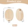 Wood Beads Oval Old Lace 26.5x16.5x6mm Hole: 2mm