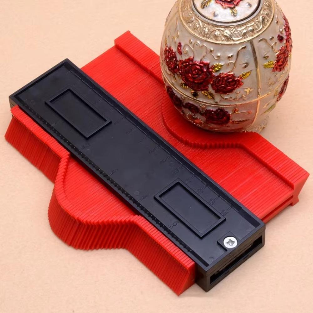 

Ceramic Tiling Tiles Tool Line Copier Ruler 120mm Woodworking Measuring Instrument Contour Gauge червоний
