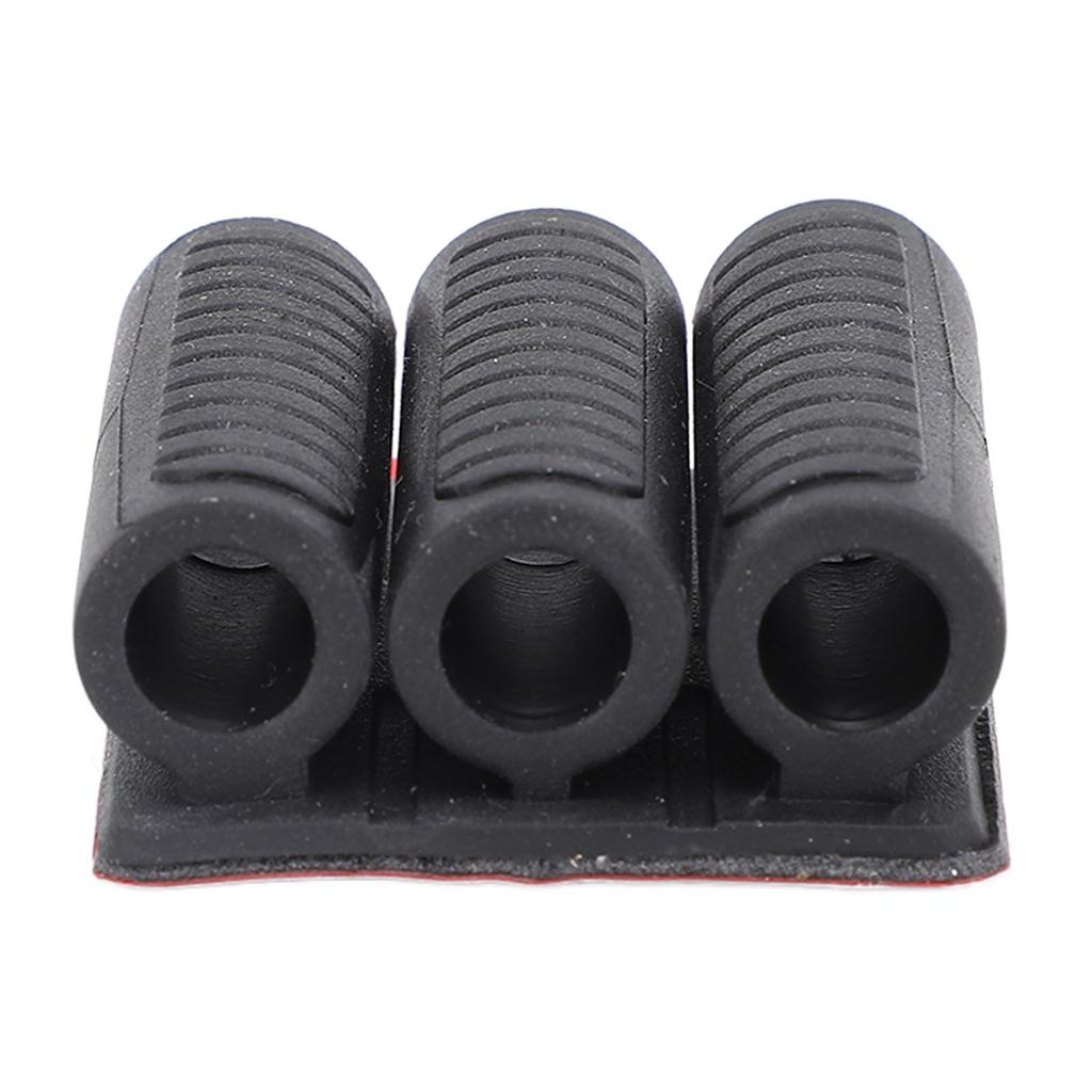 4 Sets 14 Inch Bit Holder with Adhesive Rubber Bit Tool Holster Mount Attachment for 14 Inch