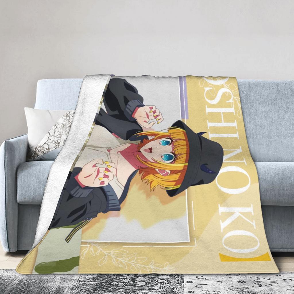Anime Oshi No Ko Kana Arima Super Soft Blankets  Child Plush Bedding Throws Novelty Living Room Flannel Bedspread Sofa Bed Cover