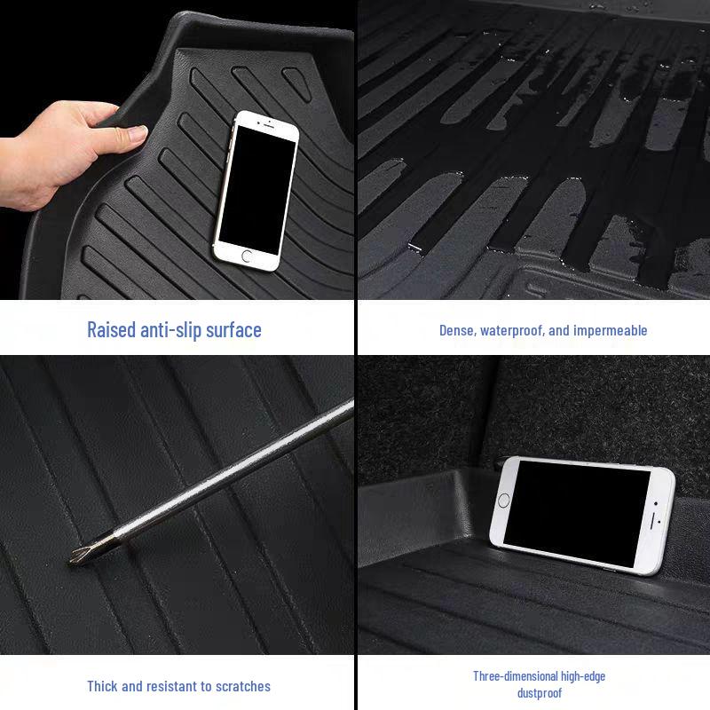 TPE Car Trunk Mat for Skoda Yeti, Kodiaq GT, Octavia, Superb, Kamiq, and Karoq