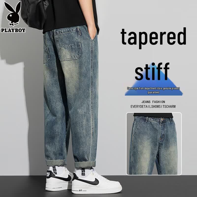 PLAYBOY Men s Retro Tapered Jeans 29