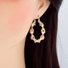 1 Pair Trendy Bohemian for Women Fashion Earrings Creative Vintage Jewelry Twist Hoop  Accessories