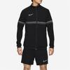 Nike Striped Color-Block Outdoor Zip Jacket Men Outerwear Black CW6113-014