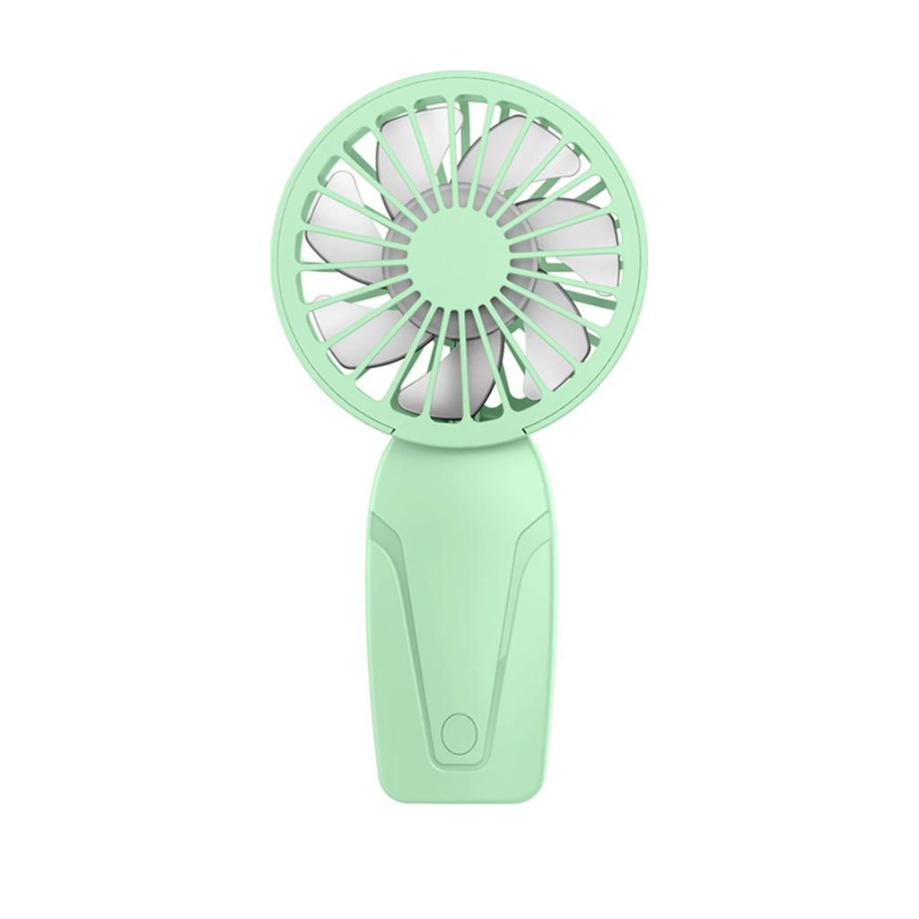 Summer Handheld Small Fan ABS Lightweight Cute Appearance USB Rechargeable Fan For On Go Cooling Portable Mini Pocket Fan