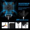 LED Light Bar Square 12 Beads Truck Flood Beam Light Waterproof Vehicle Accessories High Brightness Driving Fog Lights For Truck