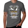 Horse Lover Art Just A Girl Who Loves Horses  Dogs TShirt Soft AntiShrink Cotton Tee