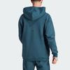 Adidas New Z.N.E. Premium Hoodie Solid Logo Quick-Dry Sports Casual Loose Hooded Sweatshirt Men Hoodies Arctic-Blue IN5114