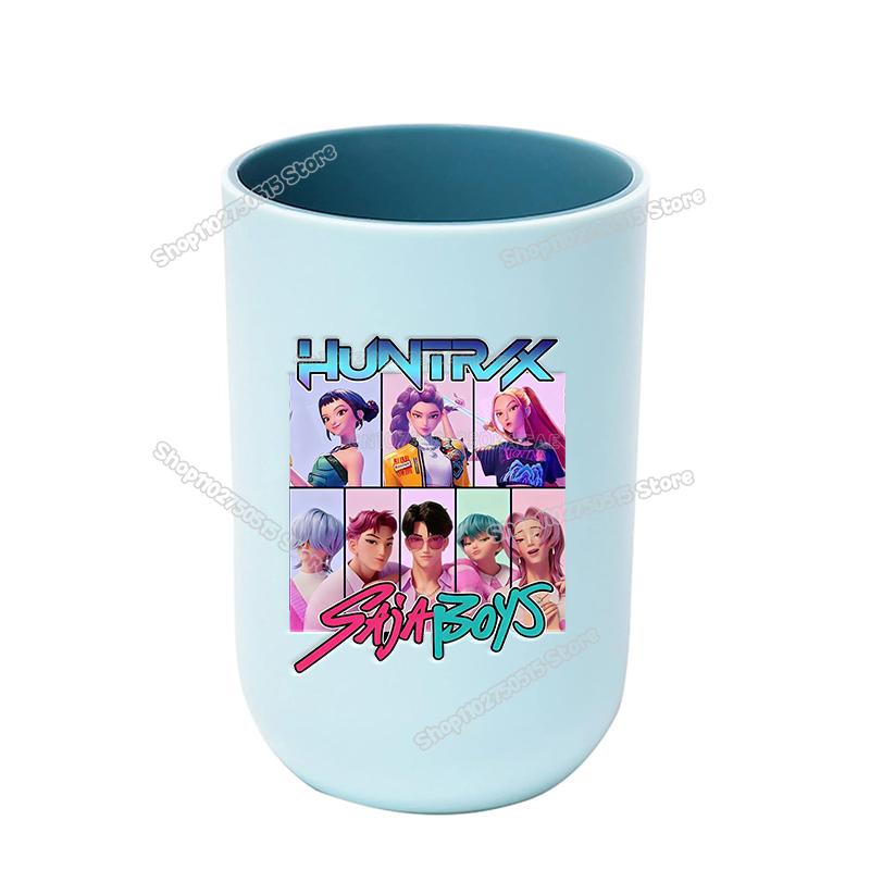Perfekte KPop Dämonenjäger Kinder Zahnbürstenbecher Niedliche Mädchen Mundspülbecher Zahnbürstenbecher Trinkgeschirr Badezimmer Zahnbürstenhalter