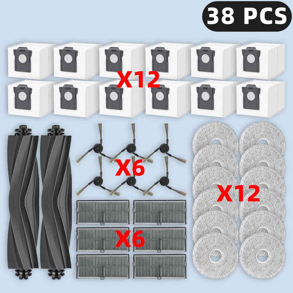 

Сумісний Для Dreame L40 Ultra / X40 Ultra Complete / MOVA P10 Pro Ultra / MOVA P50 Pro Ultra Запчастини Фільтр Мішок для пилу Швабра Щітка