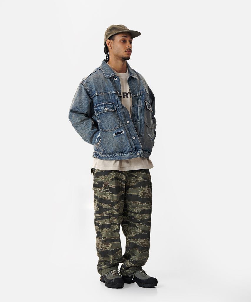 Midupdate Retro Denim Trucker Jacket_Blue