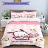 3pcs Pochacco's Sweet Adventure Sanrio Bedding Set Includes 1 Quilt Cover and 2 Pillowcases, Comfortable Bedding with Stylish Design for Bedroom S076