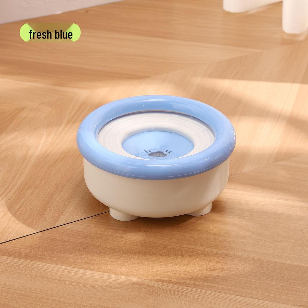 Cloud Floating Anti-Spill Dog Water Bowl - Non-Slip, Anti-Tip Pet Drinking Bowl