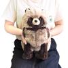 Sunlemon Knee Raccoon Medium 23 X 46 X 22cm Plush Animal Cute Fluffy Raccoon P-6282