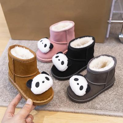 Warm Snow Boot New Fashion Girl Boots Cute Cartoon Winter Boot Daily Versatile Child Shoes Thick Soled Comfort Girl Shoe Botas